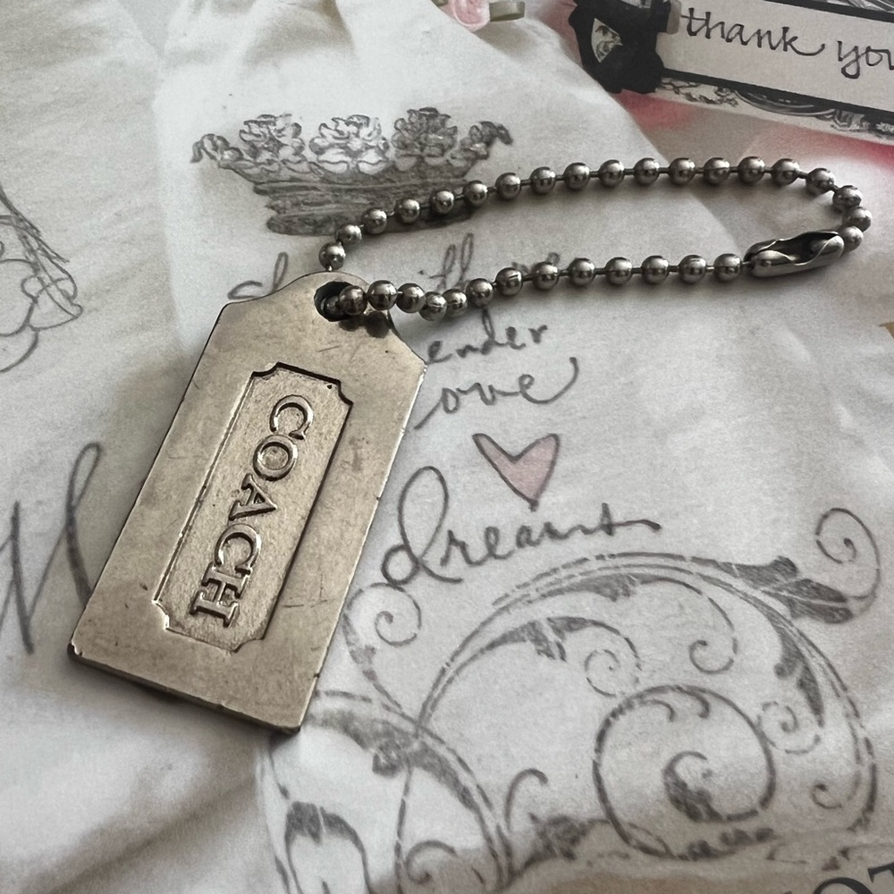 Vintage Coach Purse Tag